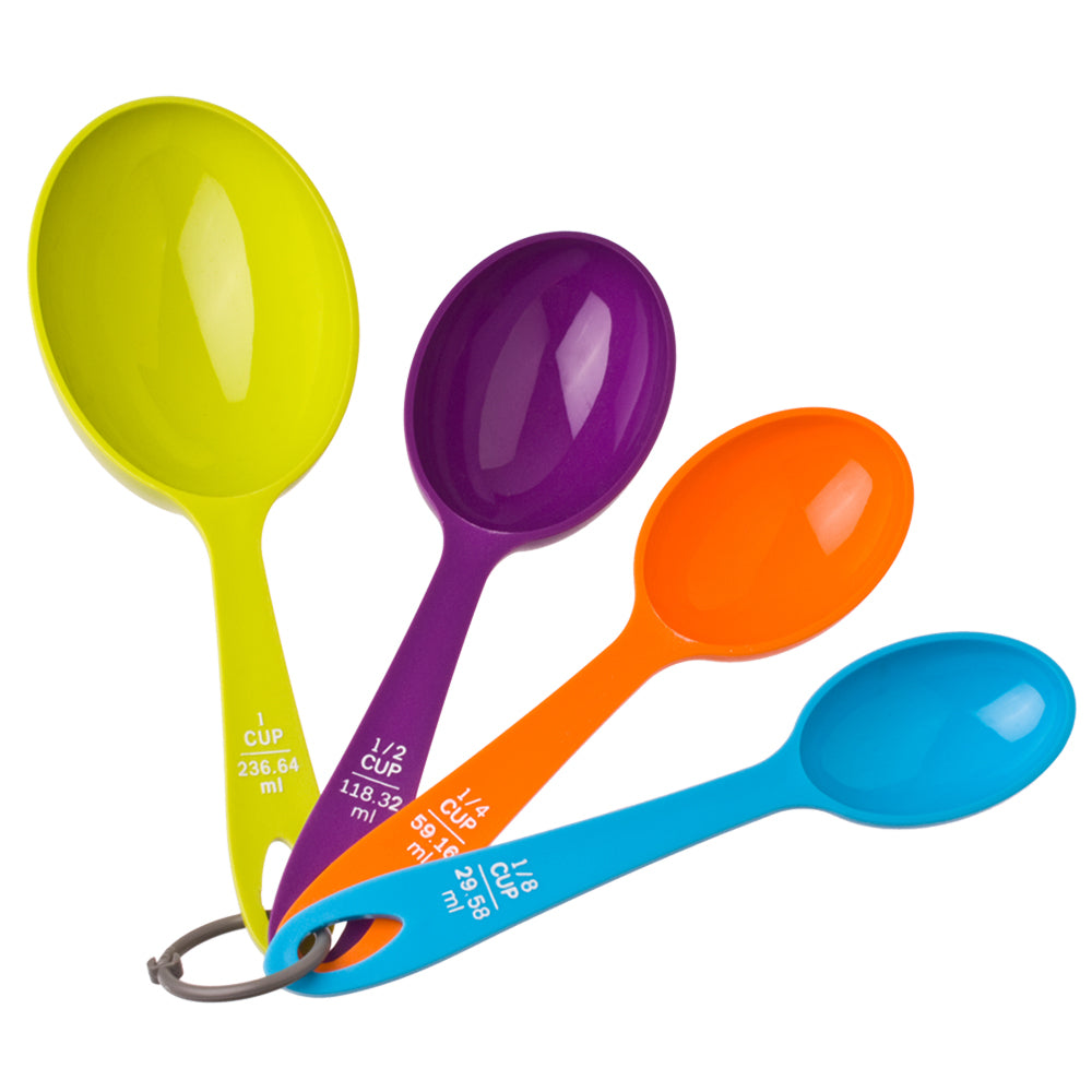 3x 4pc Appetito Measure Cups Multi-Colour Home Kitchen Cooking