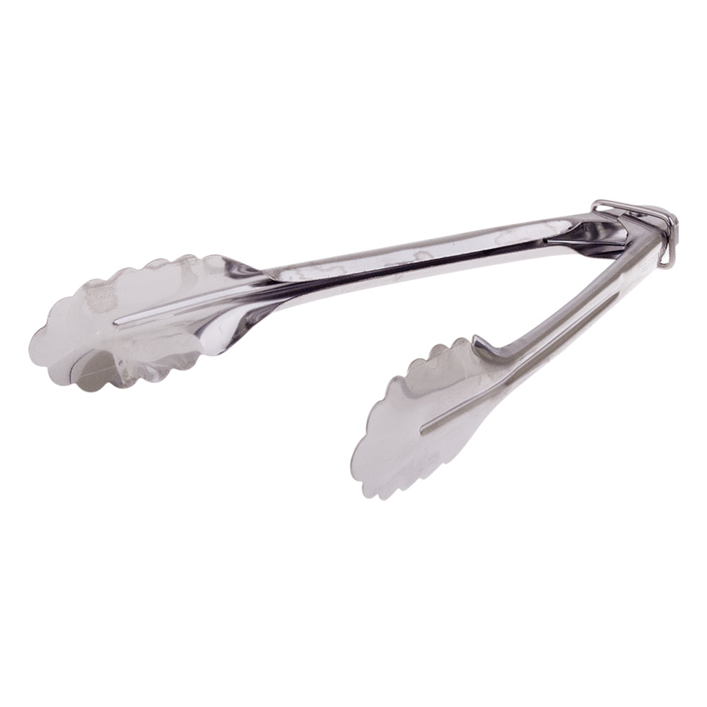 6PK Appetito Stainless Steel Mini Fiid Tongs Home Kitchen Cooking Utensil 18cm