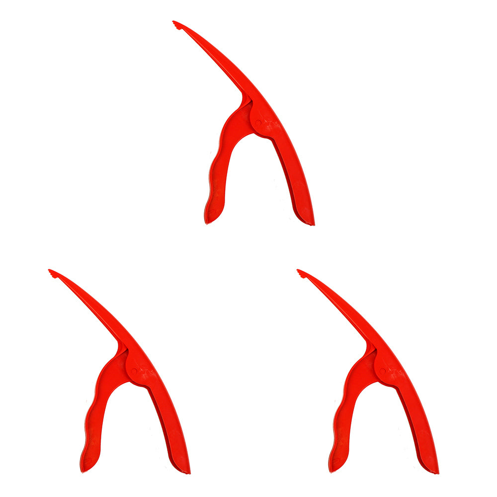 3PK Appetito Prawn Peeler Home Kitchen Cooking Tableware Red