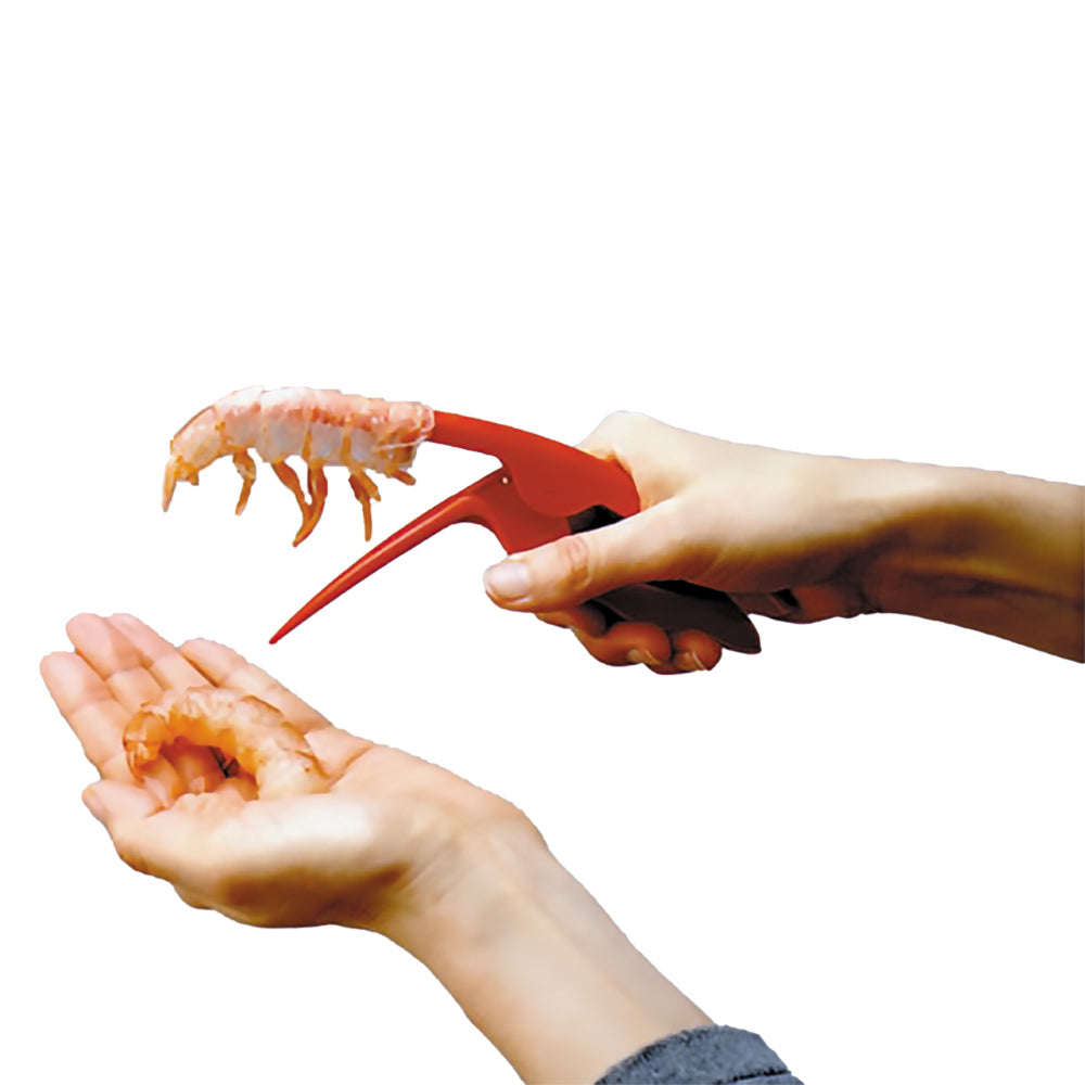 3PK Appetito Prawn Peeler Home Kitchen Cooking Tableware Red