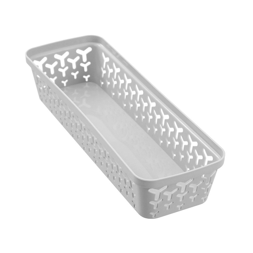 24PK Boxsweden Star Organiser Tray Versatile Sleek Rectangular 33x11x6.5cm Grey