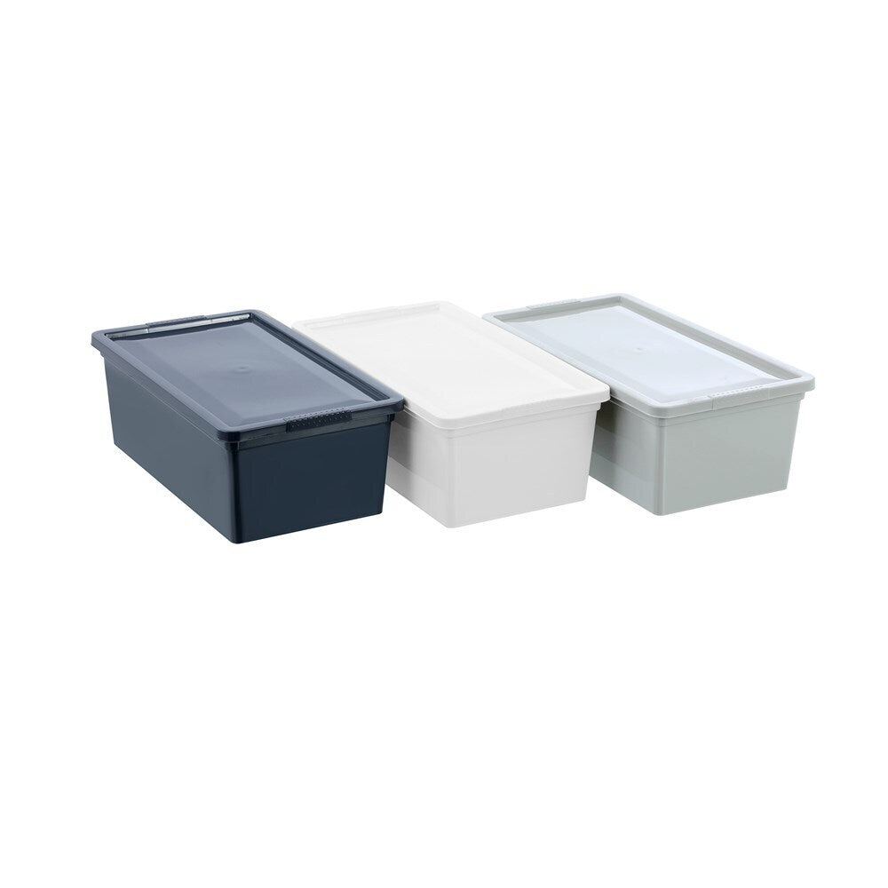 24PK Boxsweden Essentials 6L/33.5cm Stackable Tub w/ Lid - Assorted
