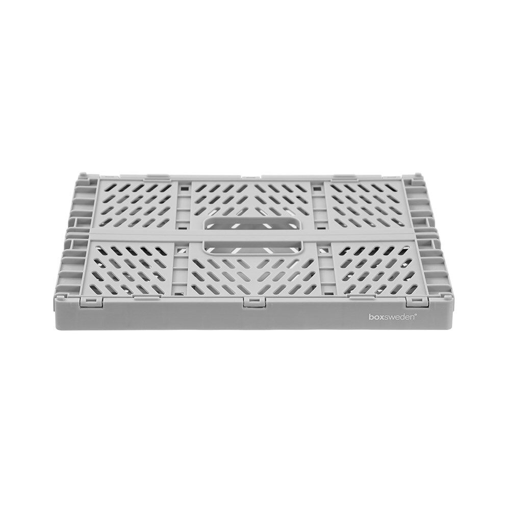 12PK Boxsweden Foldaway Storage Basket Organiser 6.3L 31x20x12cm Assorted