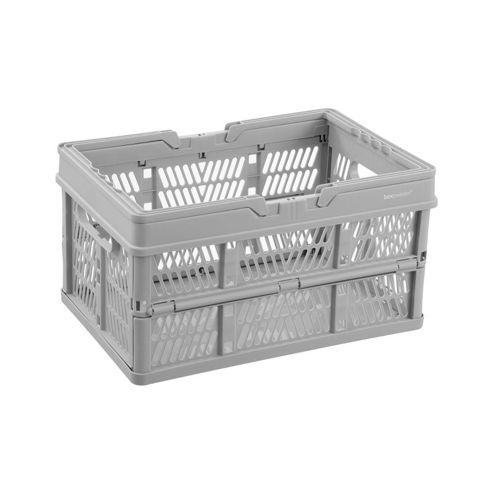 6PK Boxsweden Foldaway Carry Basket Versatile Organiser 15L 38x25x21cm Assorted
