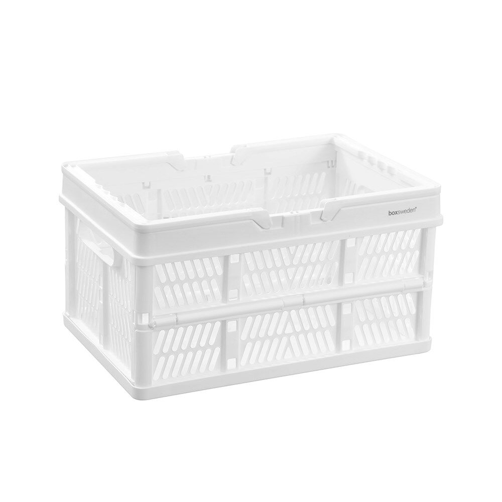 6PK Boxsweden Foldaway Carry Basket Versatile Organiser 15L 38x25x21cm Assorted