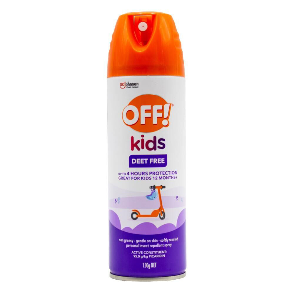 6PK Off 150g Insect Repellent Kids Deet Free Bottle Spray 12m+