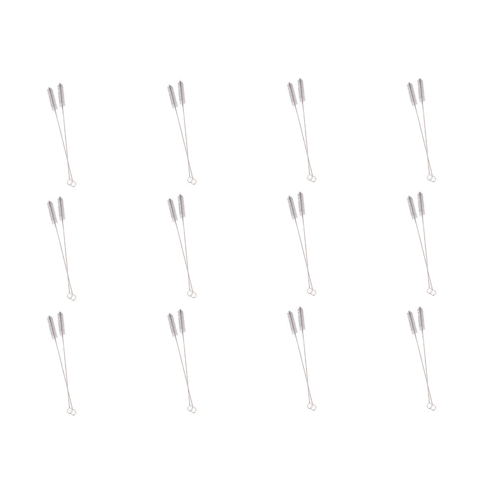 12x 2pc Appetito Straw Cleaning Brush Home Kitchen Set