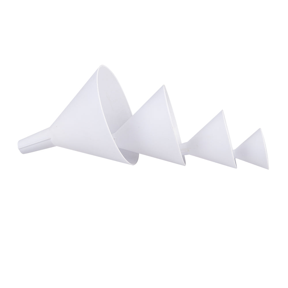 2x 4pc Appetito Pouring Funnels Home Kitchen Cooking White