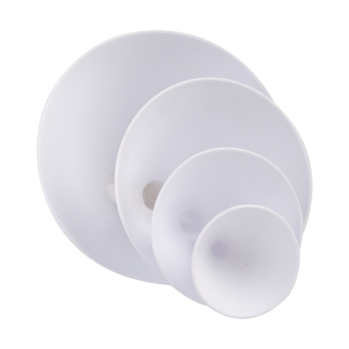 2x 4pc Appetito Pouring Funnels Home Kitchen Cooking White