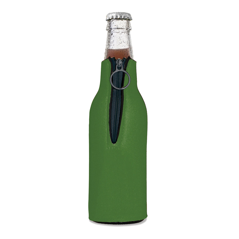 2PK John Deere Bottle Cooler-Green with Trademark Logo 12oz/375ml