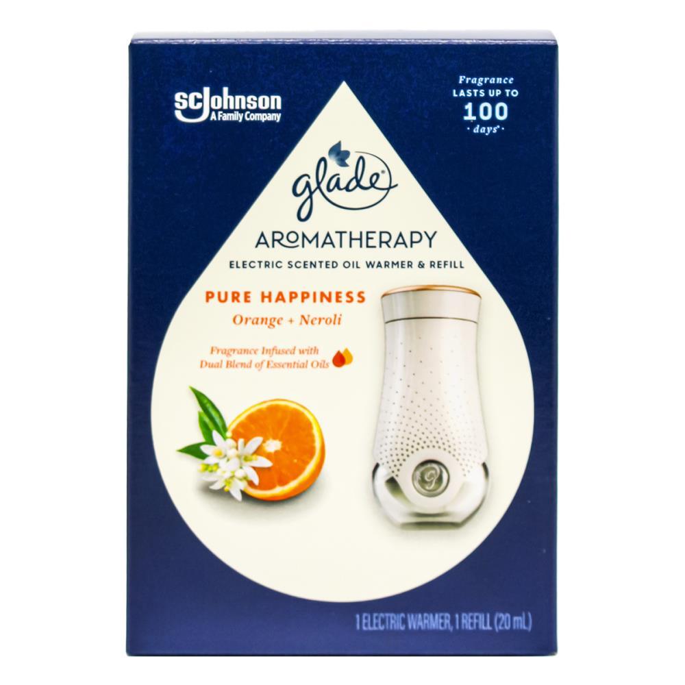 4PK Glade 20ml Aromathery Electric Scented Oil Warmer - Orange Neroli