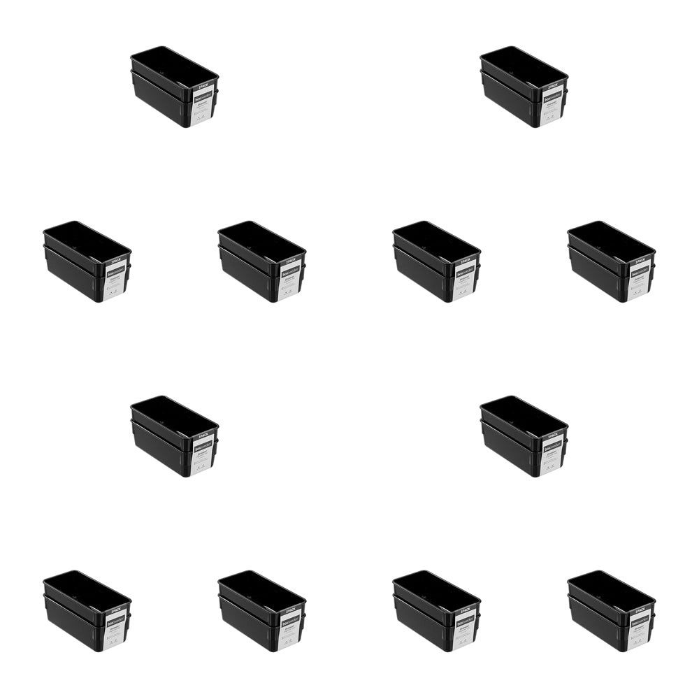 12PK Boxsweden Drawer Organiser Tray Rectangle 15x7.5cm - Assorted