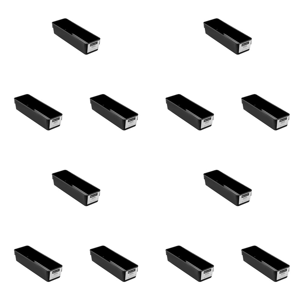 12PK Boxsweden Drawer Organiser Tray Rectangle 23x7.5cm - Assorted