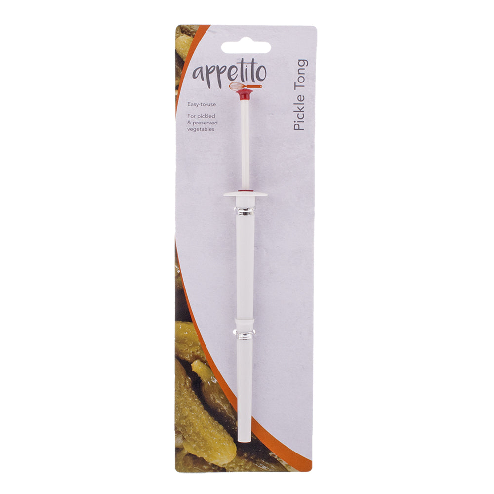 6PK Appetito Pickle Tong Home Kitchen Cooking Serveware White