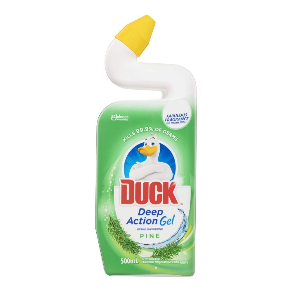 12PK Duck Deep Action Gel Pine Cleaner Bottle 500ml Liquid Cleaning Detergent