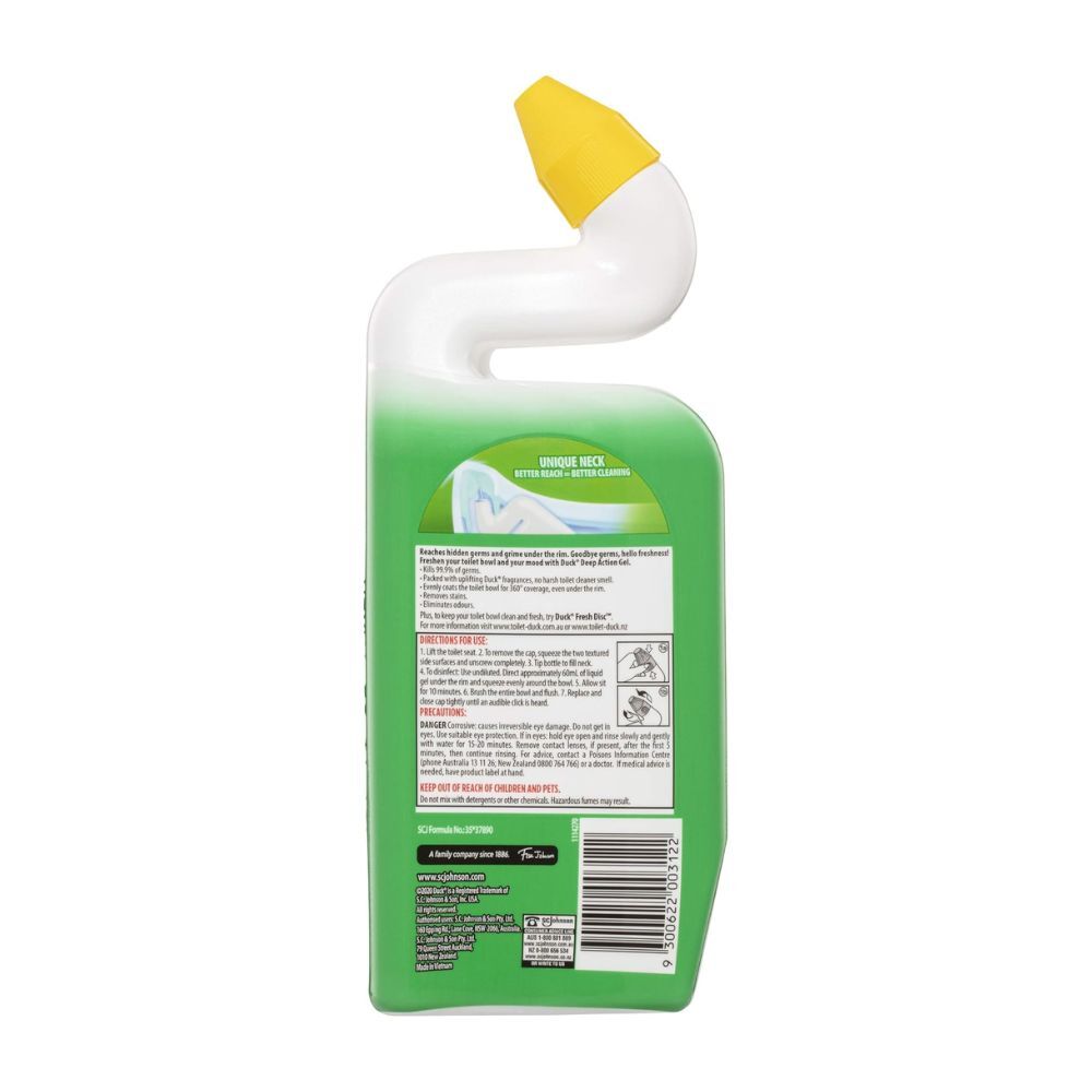 12PK Duck Deep Action Gel Pine Cleaner Bottle 500ml Liquid Cleaning Detergent