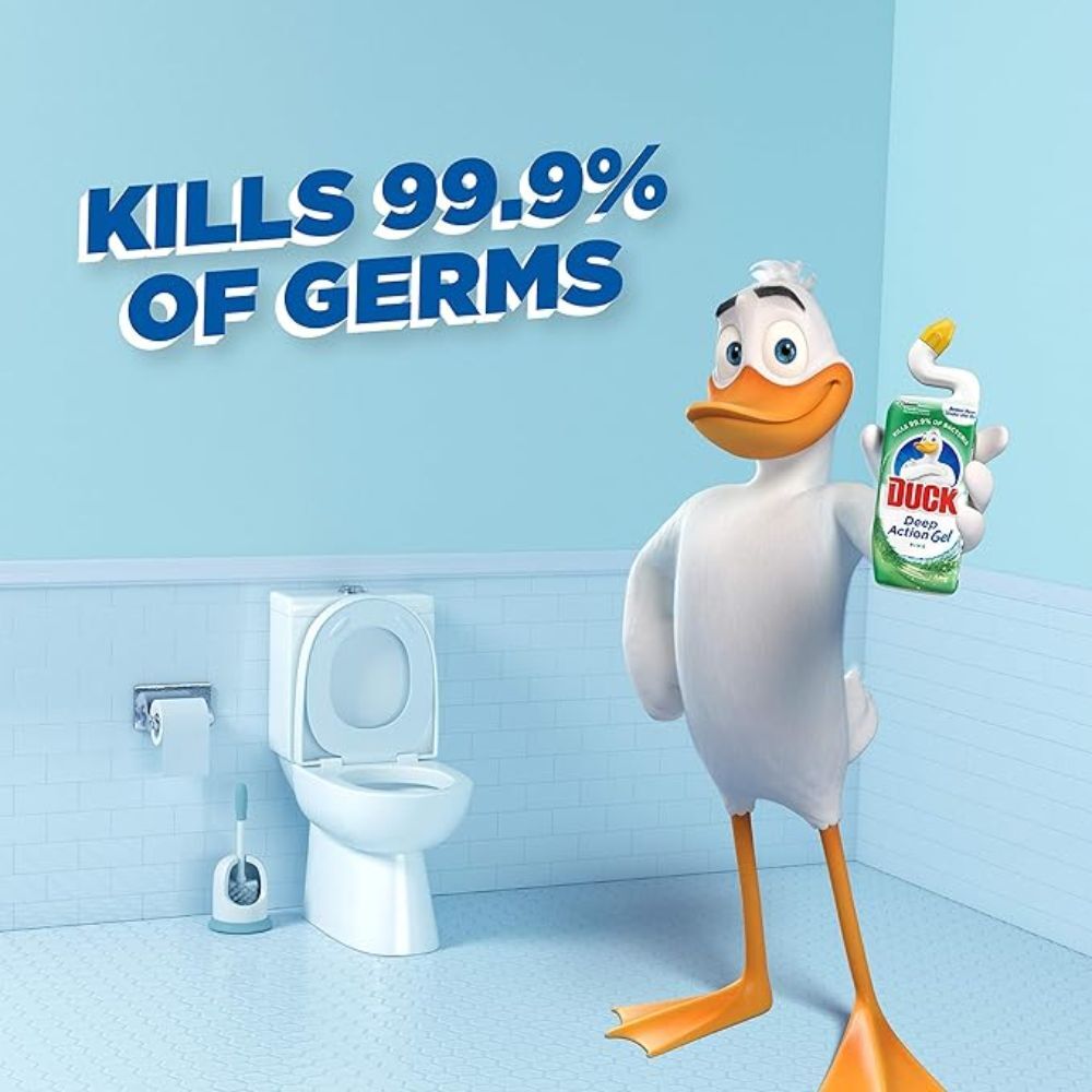12PK Duck Deep Action Gel Pine Cleaner Bottle 500ml Liquid Cleaning Detergent