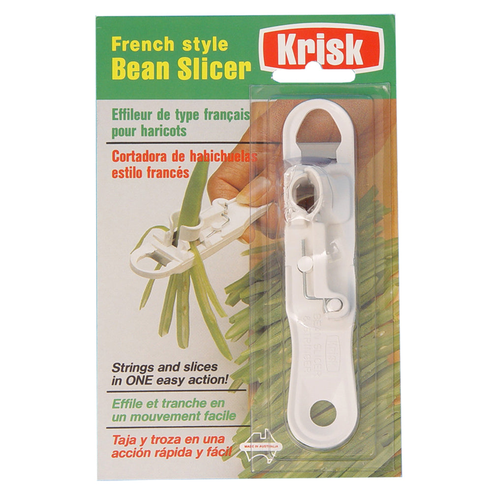 3PK Krisk Bean Slicer/Shredder Kitchen Utensils White