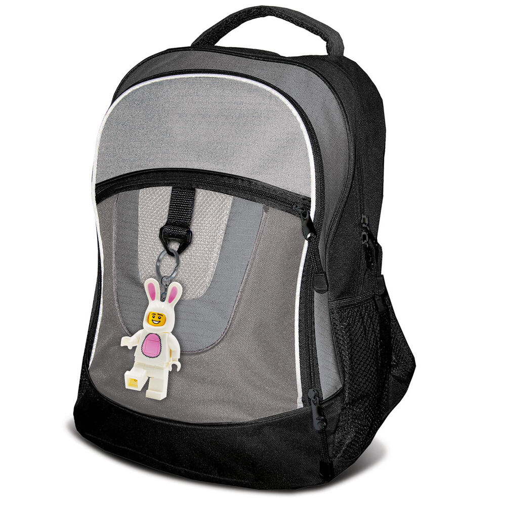 Lego Brick Mini Keychain Light Bunny Hanging Accessory Key Ring Bag Charm