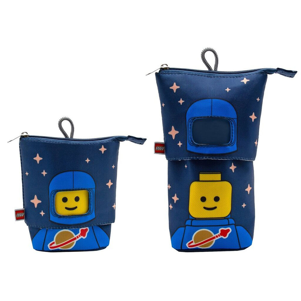 Lego Spaceman Blue Pop Pencil Case Organiser Kids School Stationery