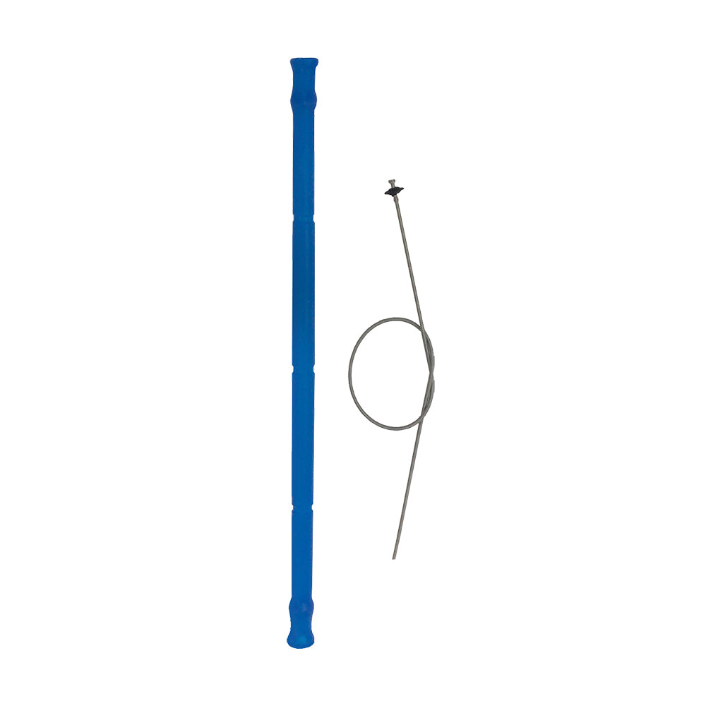 3PK Grand Fusion Silicone Travel Reusable Drinking Straw w/ Cleaner