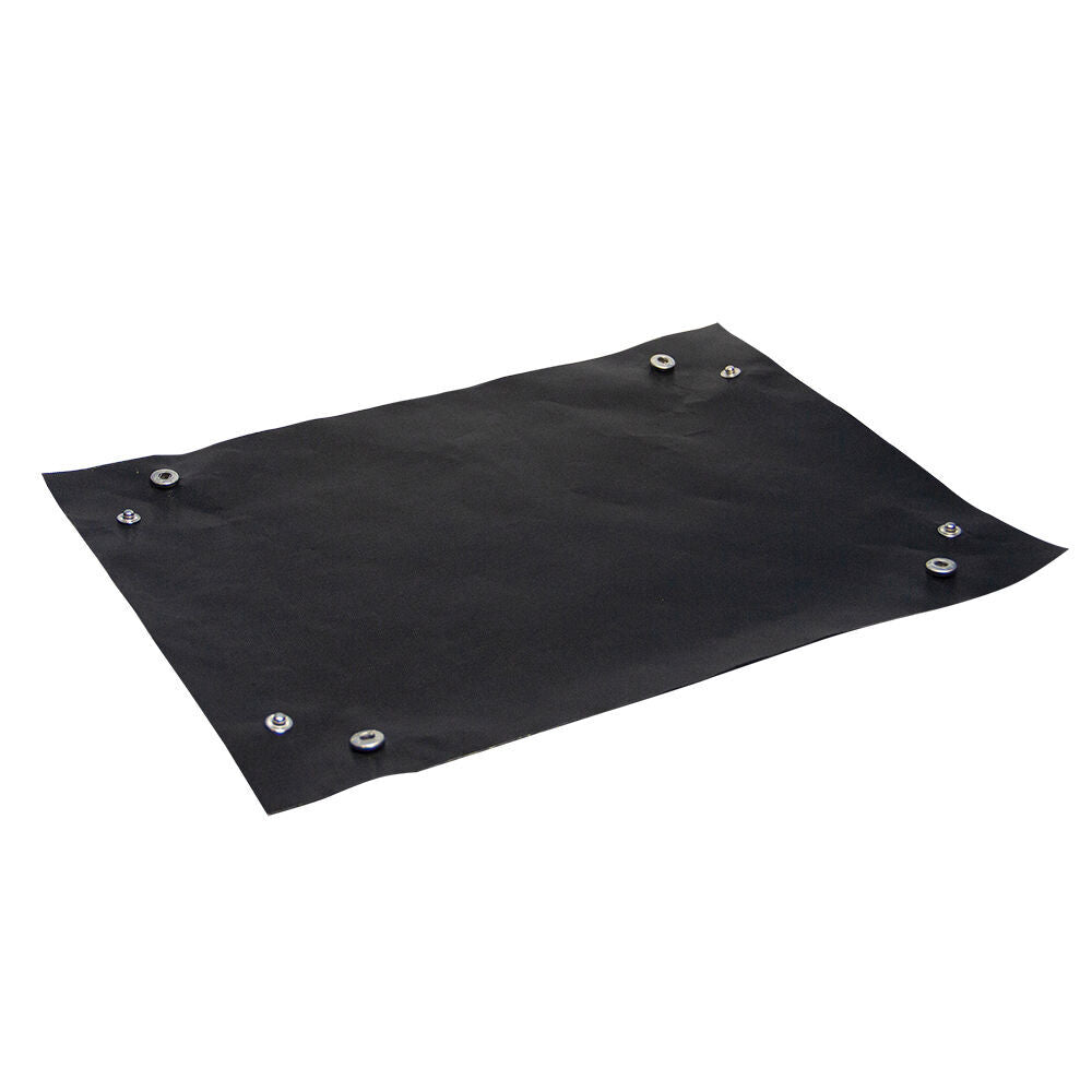 2PK Grand Fusion Leakproof Non-Stick BBQ Grill Mat Liner 30x40cm - Black