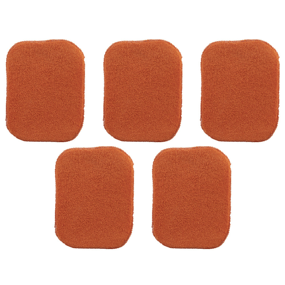 5pc Appetito Eco Scrubber 12x16.5cm Universal Scrub Sponge Assorted