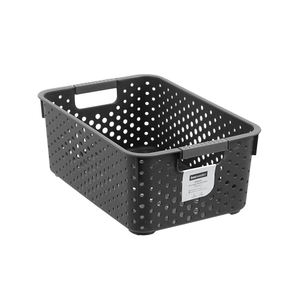 8PK Boxsweden Hudson Storage Basket 31x21cm Rectangle Medium - Assorted