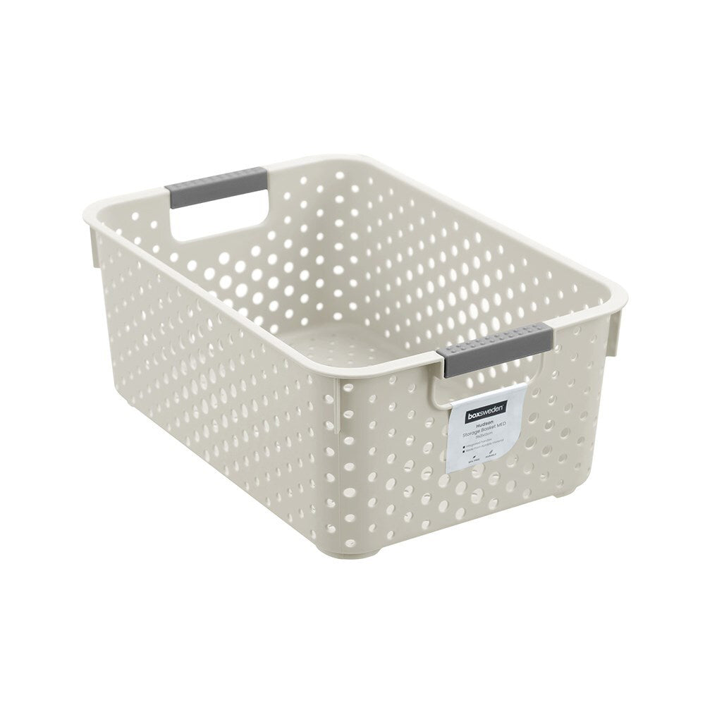 8PK Boxsweden Hudson Storage Basket 31x21cm Rectangle Medium - Assorted