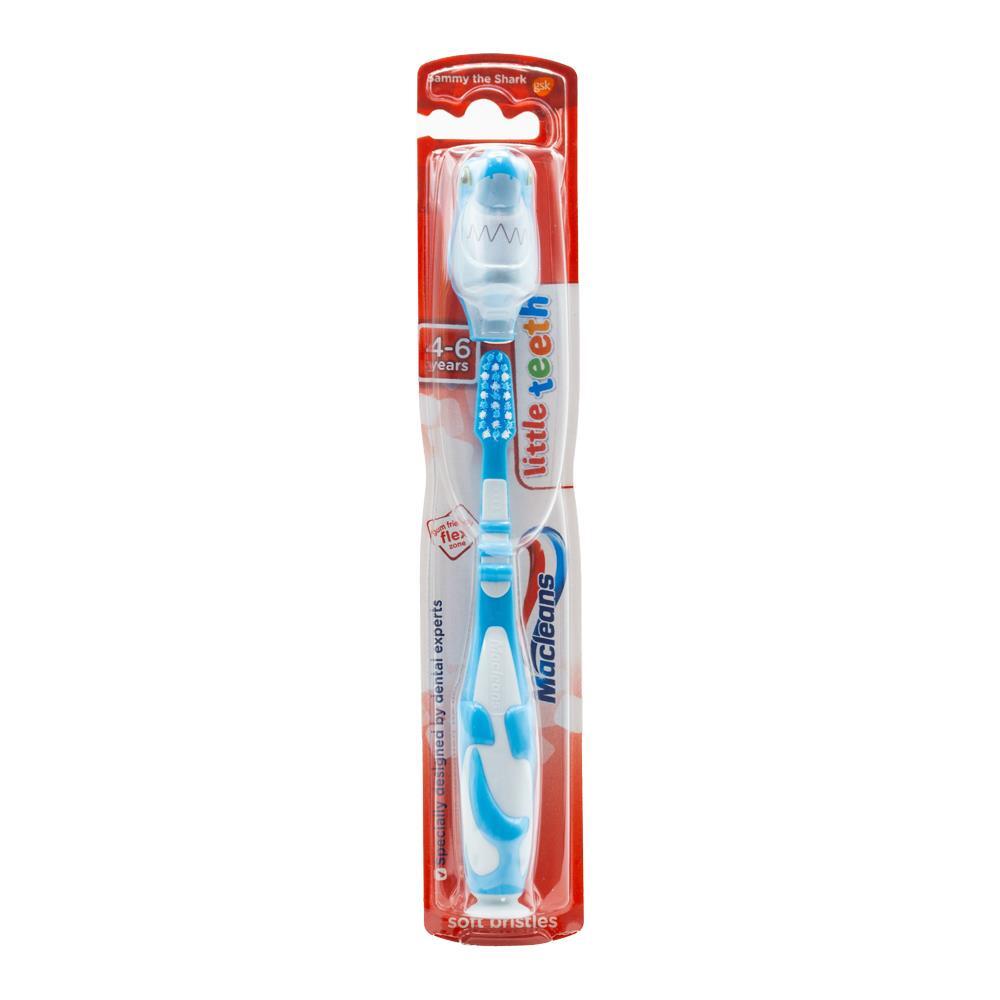 24PK Macleans Little Teeth Kids Toothbrush Soft Bristles Assorted 4-6y
