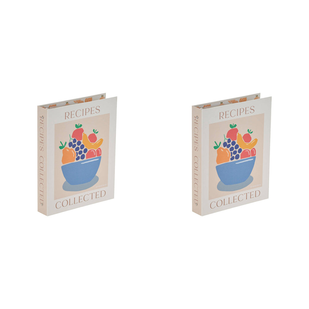 2PK Annabel Trends Recipes Collected Ring Binder Organiser