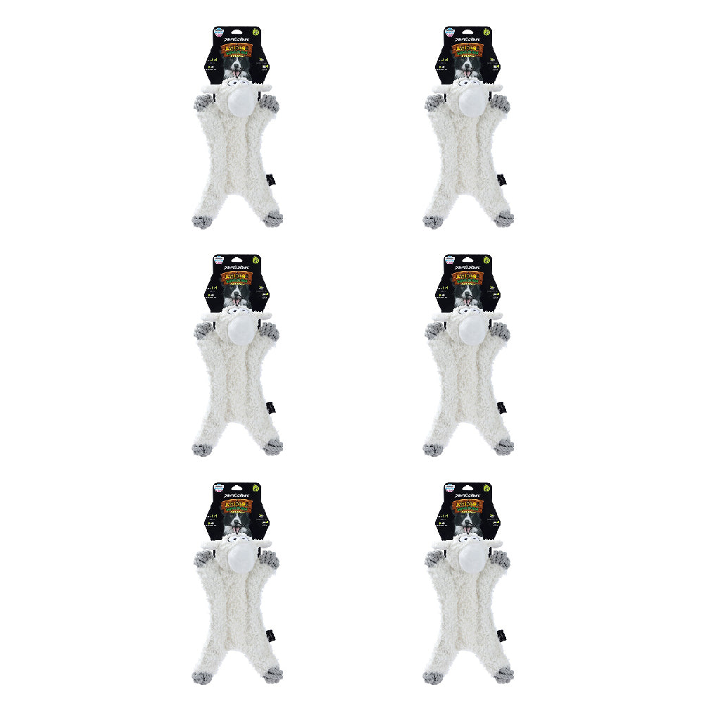 6PK Paws & Claws Animal Kingdom Plush Rope 40x12cm - Assorted