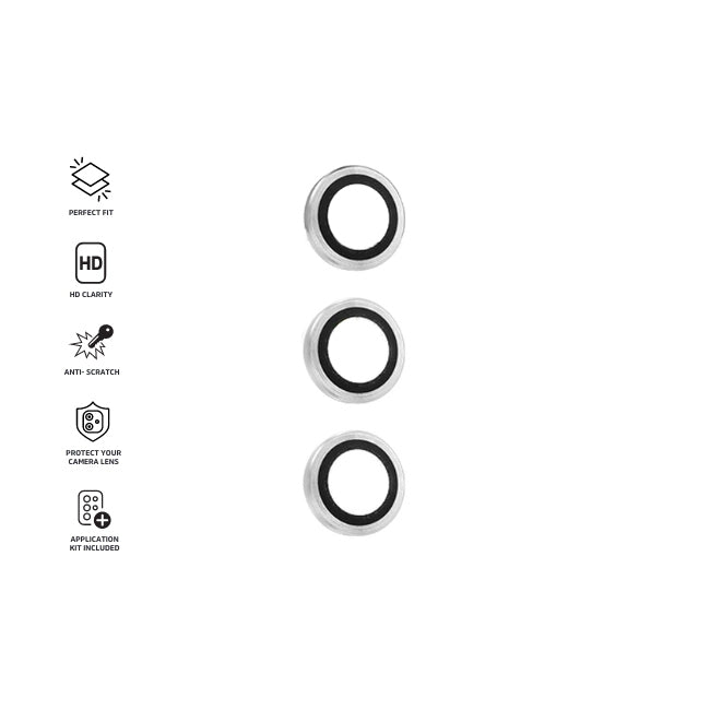3PK 3sixT Camera Lens Protector For Samsung GS24+ w/ Application Kit