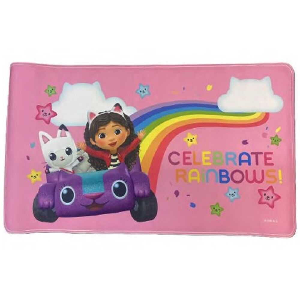 2PK Gabby's Dollhouse Bath Mat Non Slip w/Suction Cups Kids Bathroom Decor