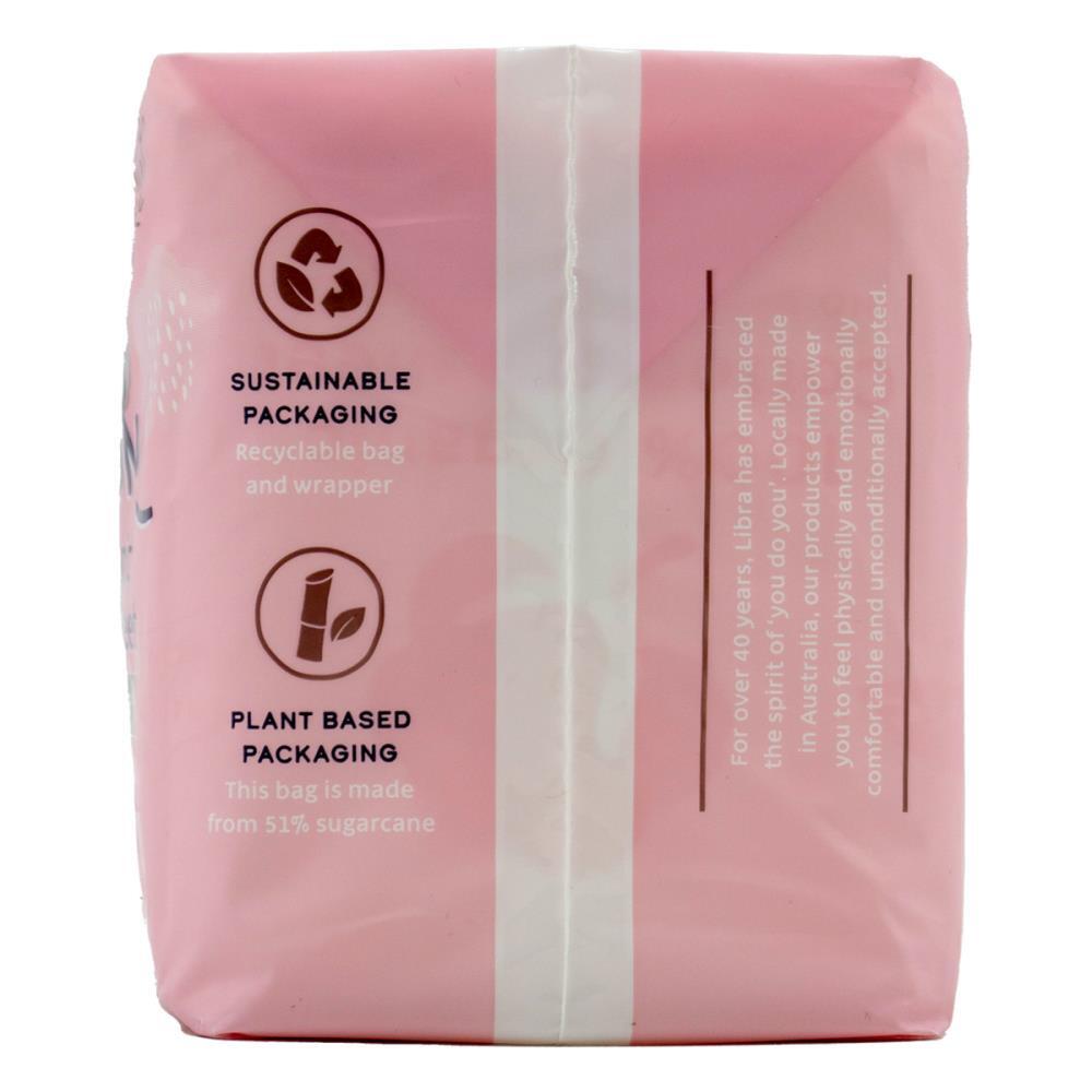 120pc Libra Women's Cotton Topsheet Super Ultra Thin Sanitary Pads