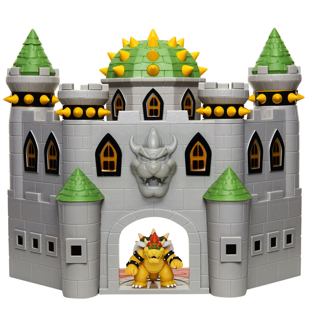 Nintendo Super Mario Bowser Castle Action Figures Playset 2.5inch
