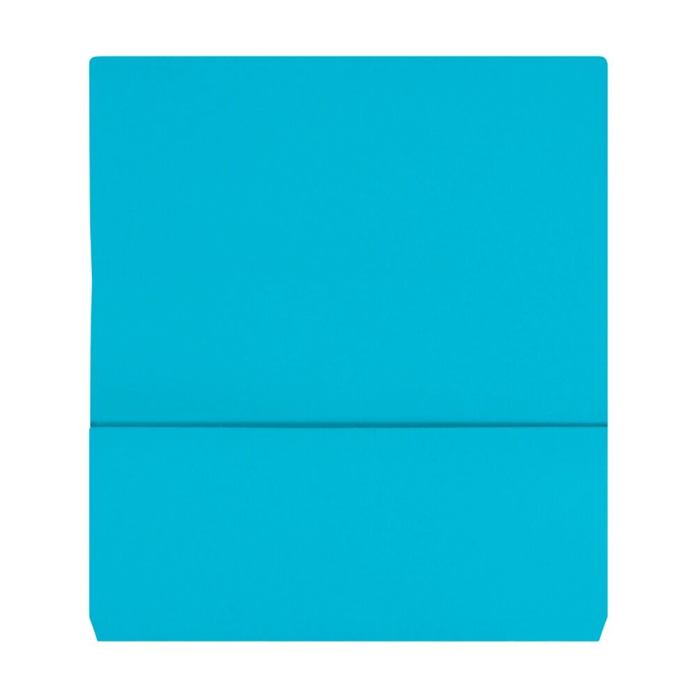 15PK Marbig Slimpick Foolscap Document Wallet Holder - Blue