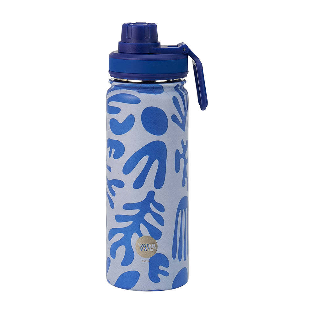 2PK Annabel Trends Watermate 550ml Stainless Steel Bottle Blue Coral