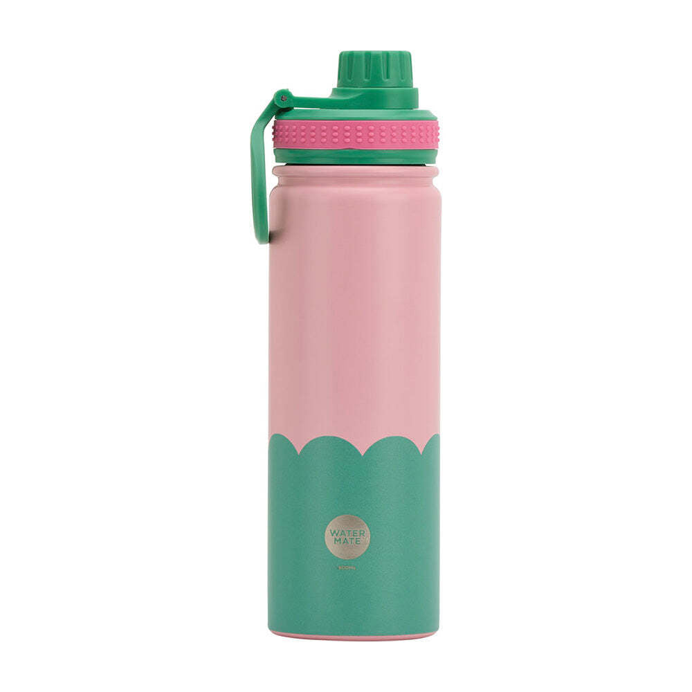 2PK Annabel Trends Watermate Wave 600ml Stainless Steel Bottle Musk Green
