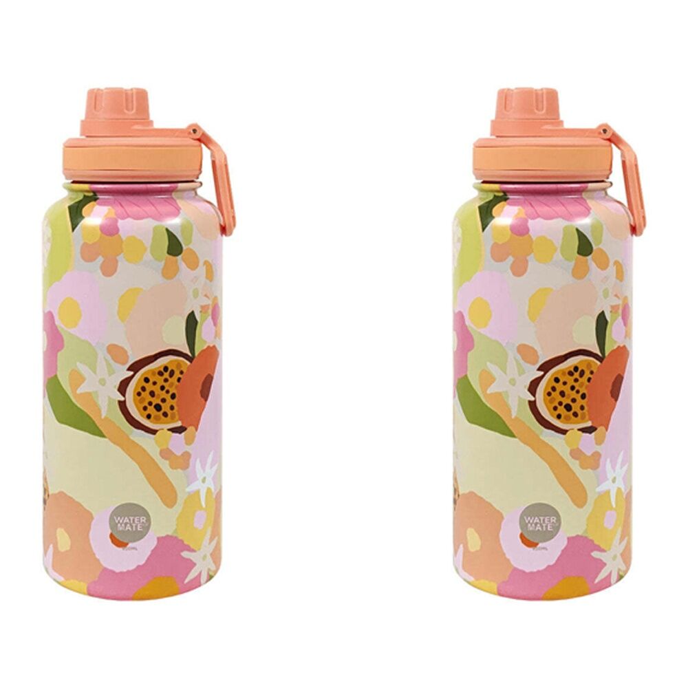 2PK Annabel Trends Watermate 950ml Stainless Steel Bottle Tutti Fruitti