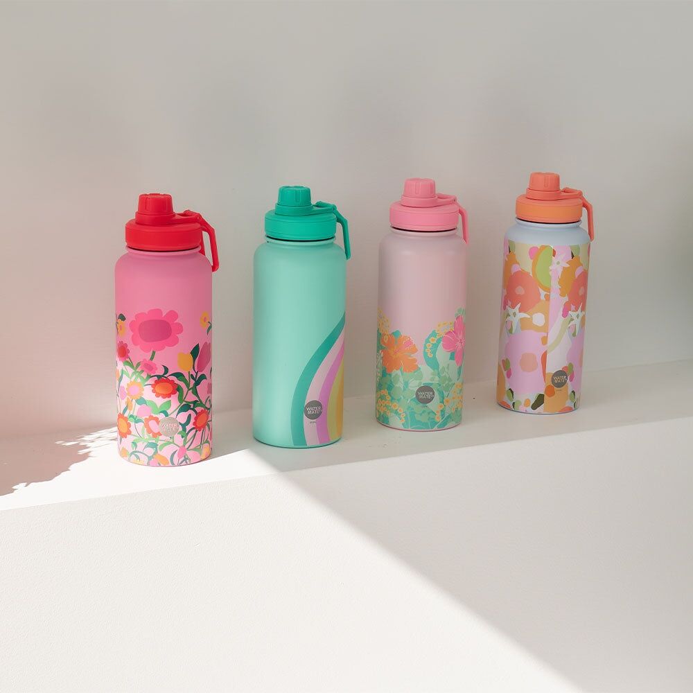 2PK Annabel Trends Watermate 950ml Stainless Steel Bottle Tutti Fruitti