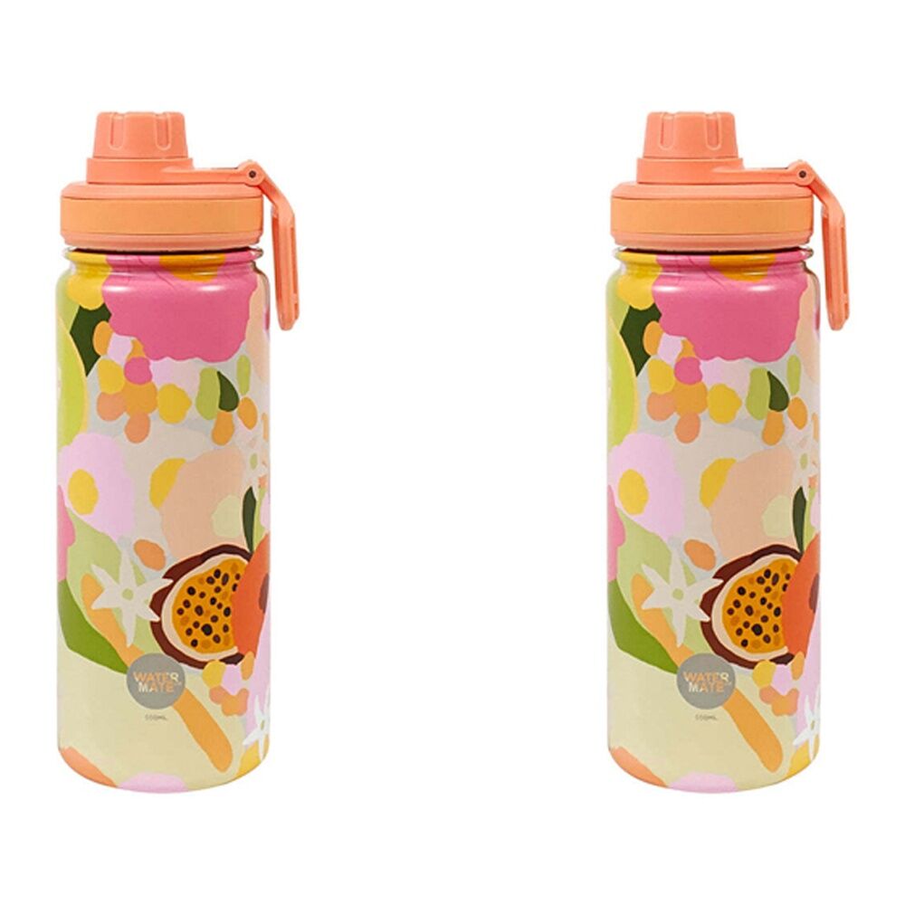 2PK Annabel Trends Watermate 550ml Stainless Steel Bottle Tutti Fruitti