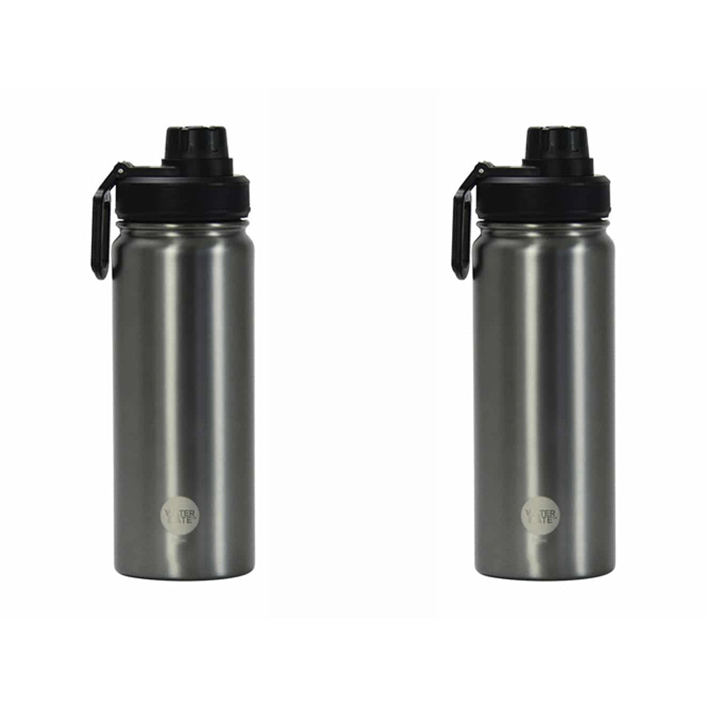 2PK Annabel Trends Watermate 550ml Stainless Steel Bottle Titanium