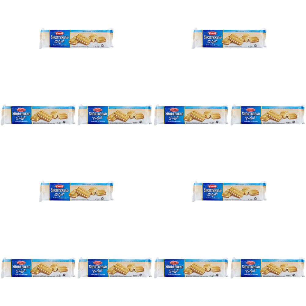 12PK Kokola Shortbread Creams Delight Biscuit Cookies 250g