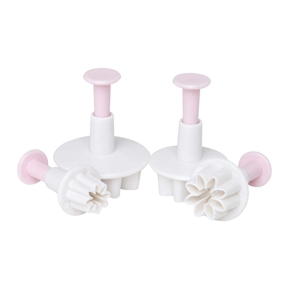 3 x 4pc Wiltshire Fondant/Cookie Dough Flower Cutter and Pusher