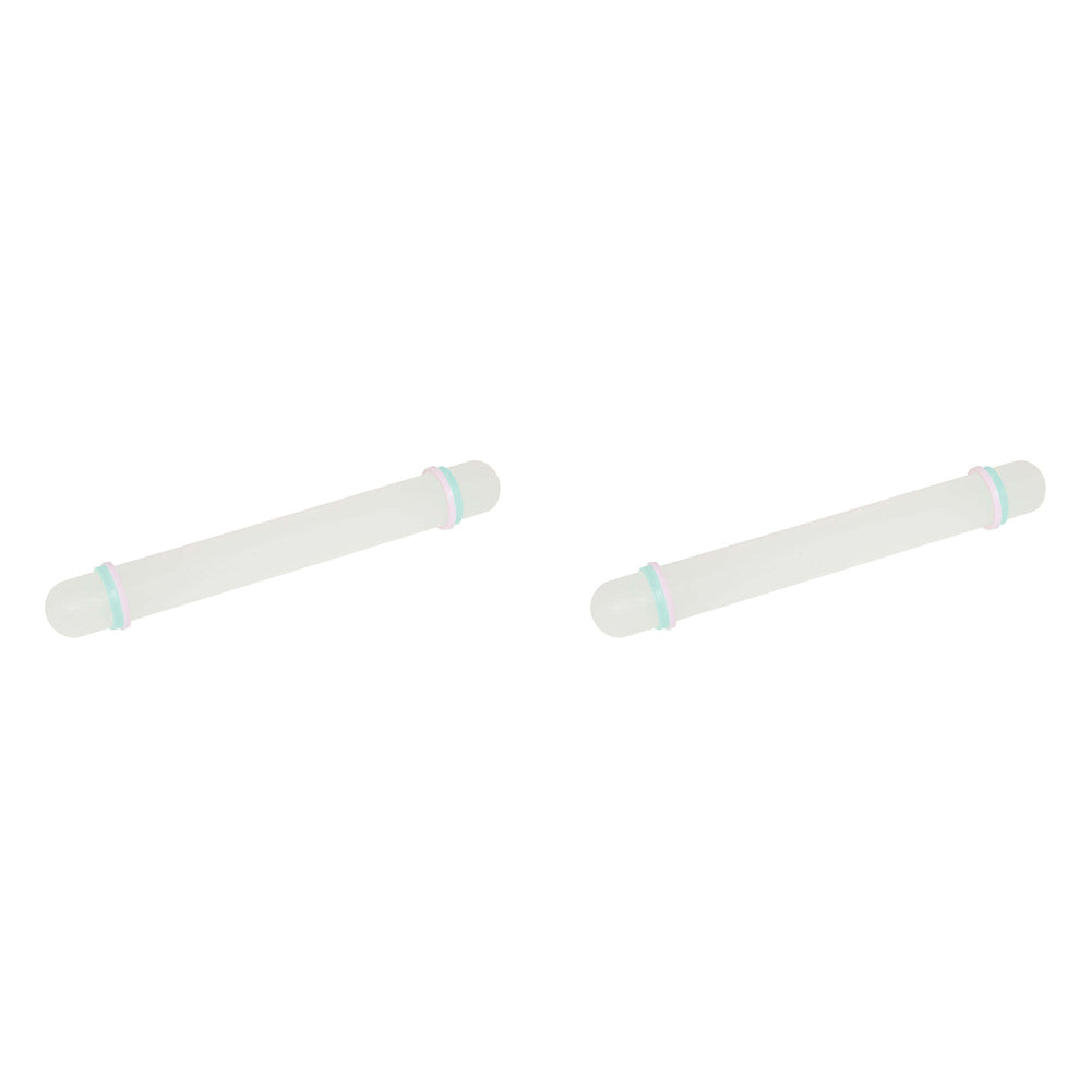 2PK Wiltshire Non-Stick Smooth Finish Fondant Rolling Pin 23cm
