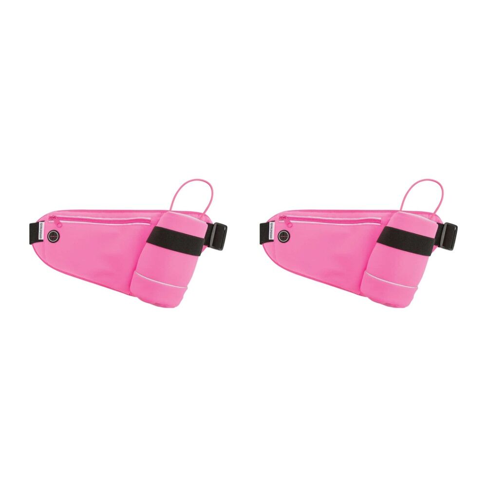 2PK Annabel Trends Walkmate Waist Pack Outdoor Bag - Pink