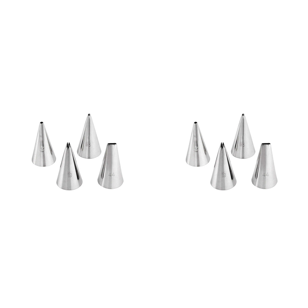 2 x 4pc Wiltshire Cake Decorating Writing Piping Tip Nozzles
