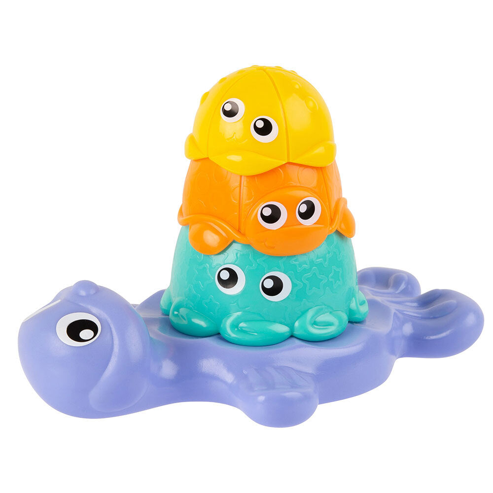 2PK Playgro 123 Stack Me Seal Baby Bath Water Toys 9m+