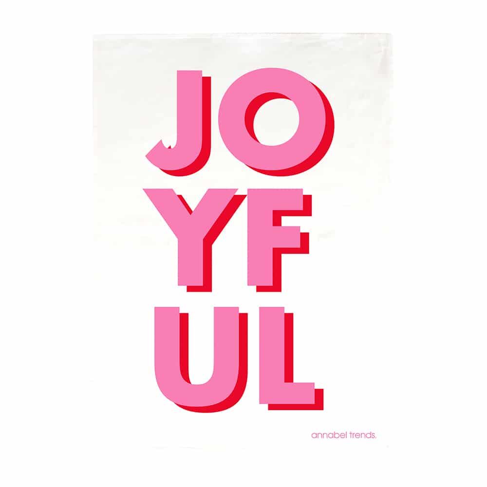 4PK Annabel Trends Cotton Tea Towel 50x70cm - Christmas Joyful